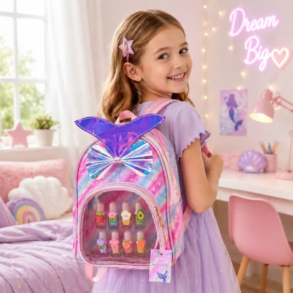 Mermaid Sparkle Makeup Backpack