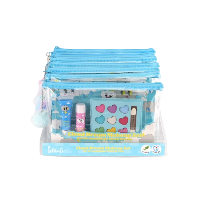 Cloud Dream Kids Makeup Set with Cosmetic Bag
